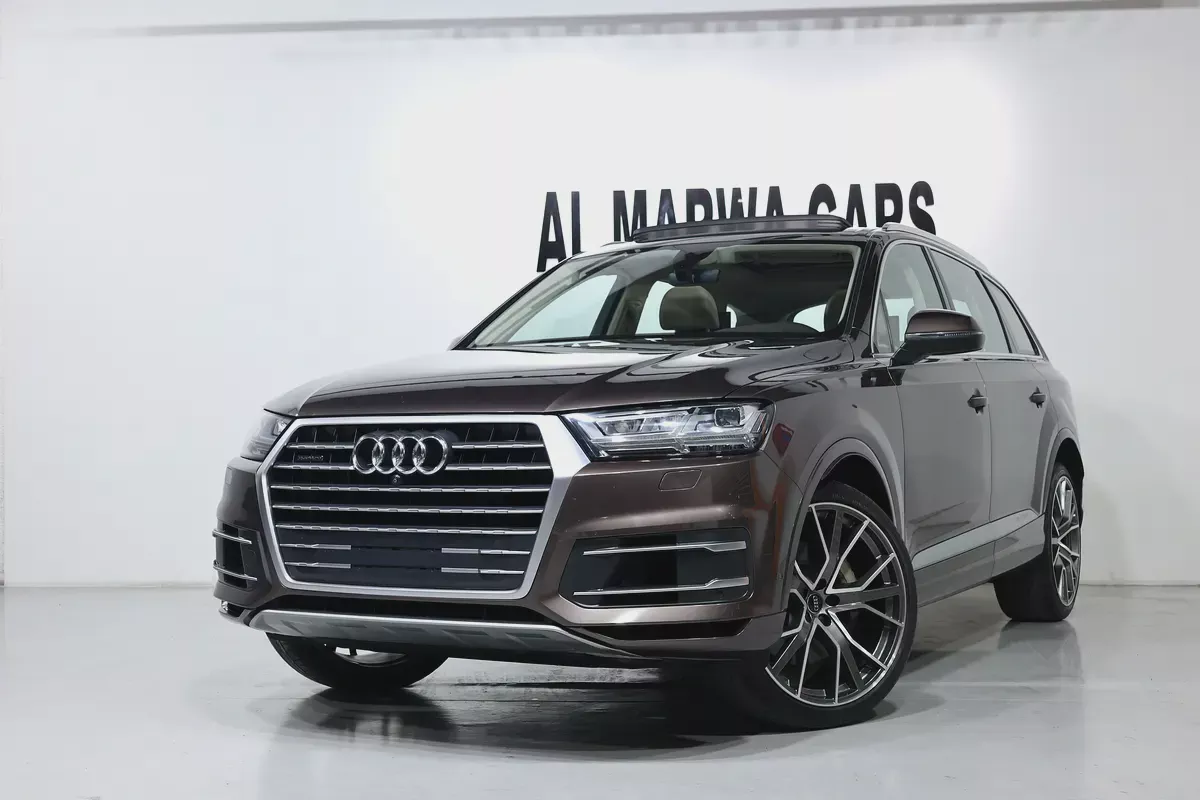 2019 Audi Q7 55 TFSI quattro S line GCC Specs-Excellent Condition