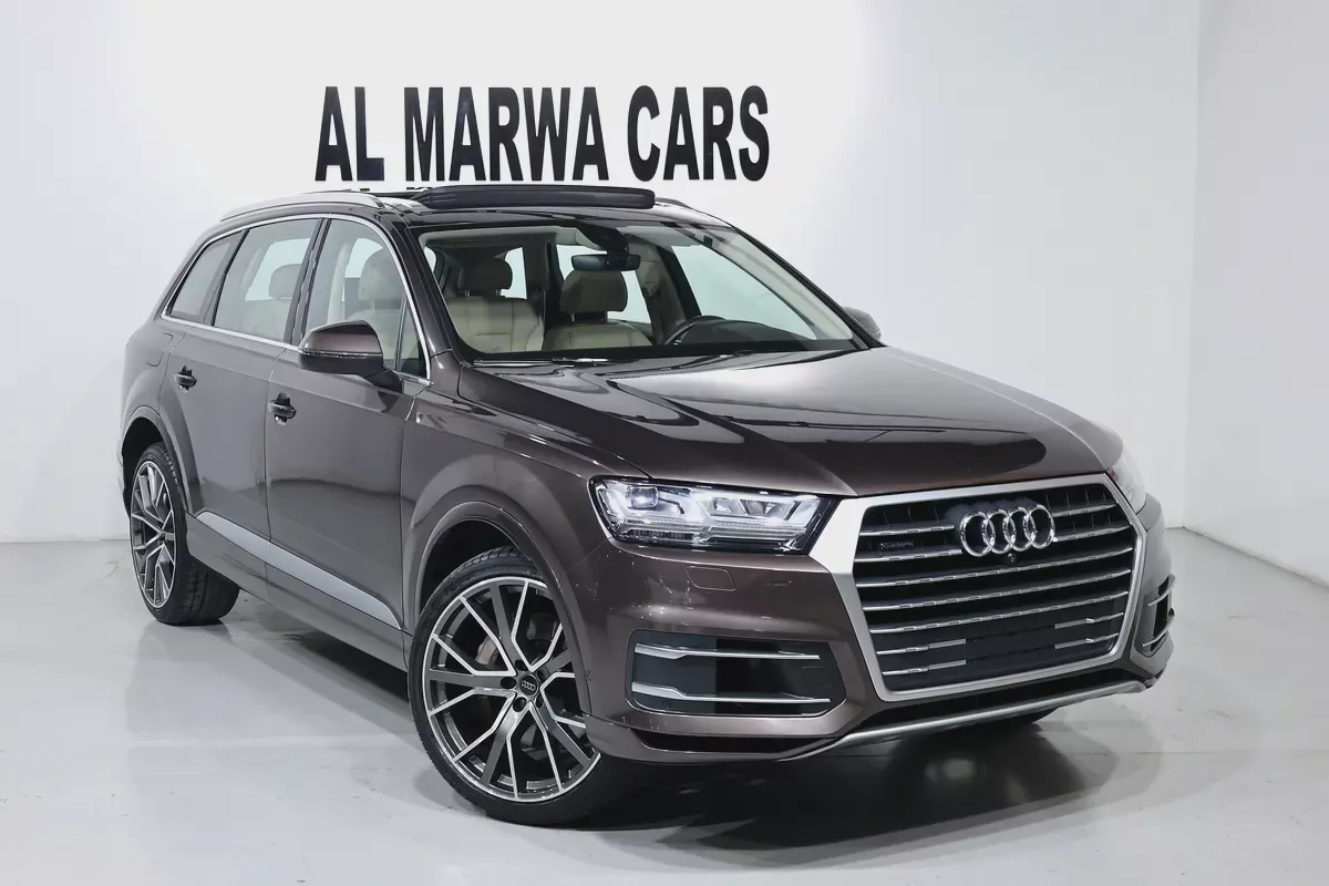 2019 Audi Q7 55 TFSI quattro S line GCC Specs-Excellent Condition-1-1