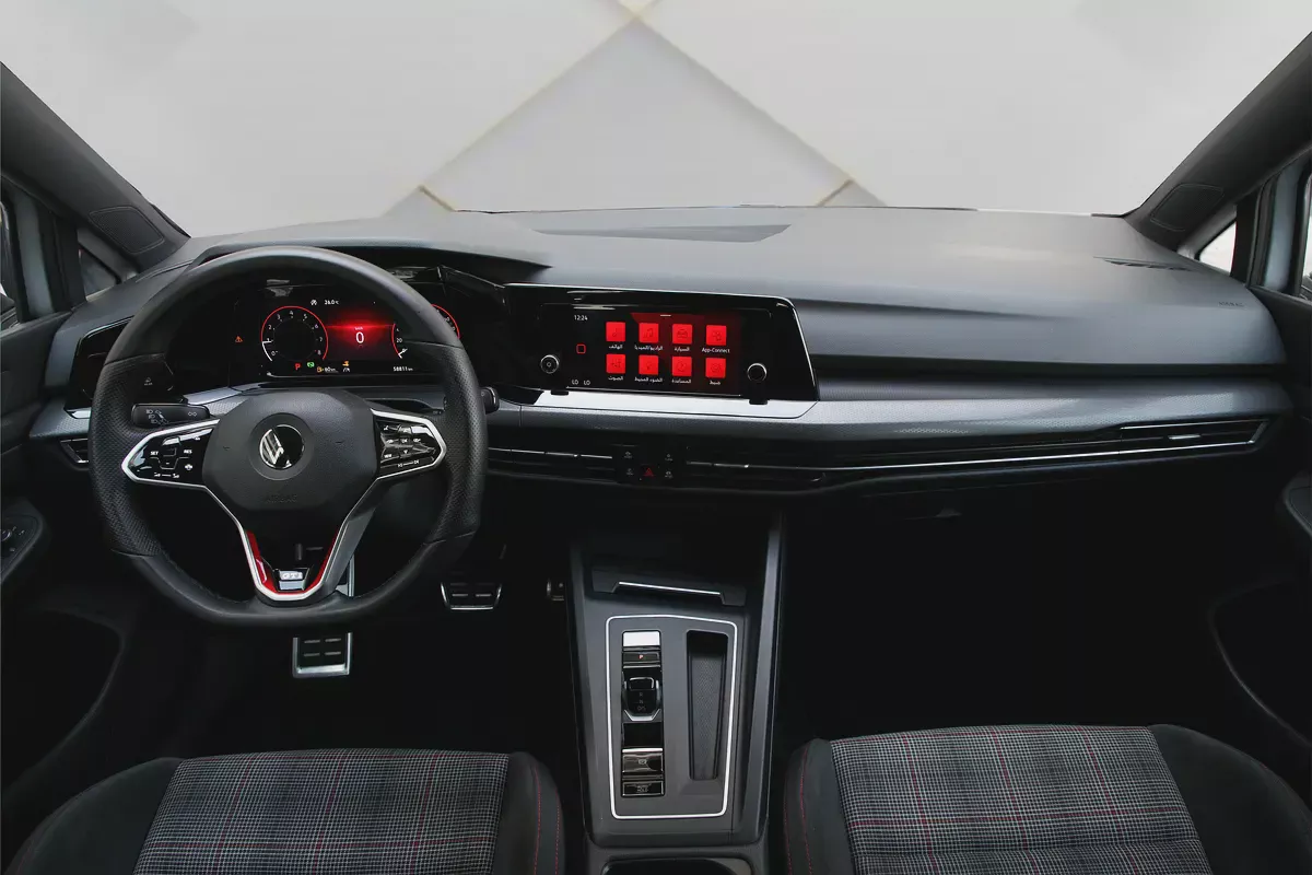 VOLKSWAGEN GOLF GTI - 2022 - GCC - FULLY LOADED - AMAZING CONDITION-12-12