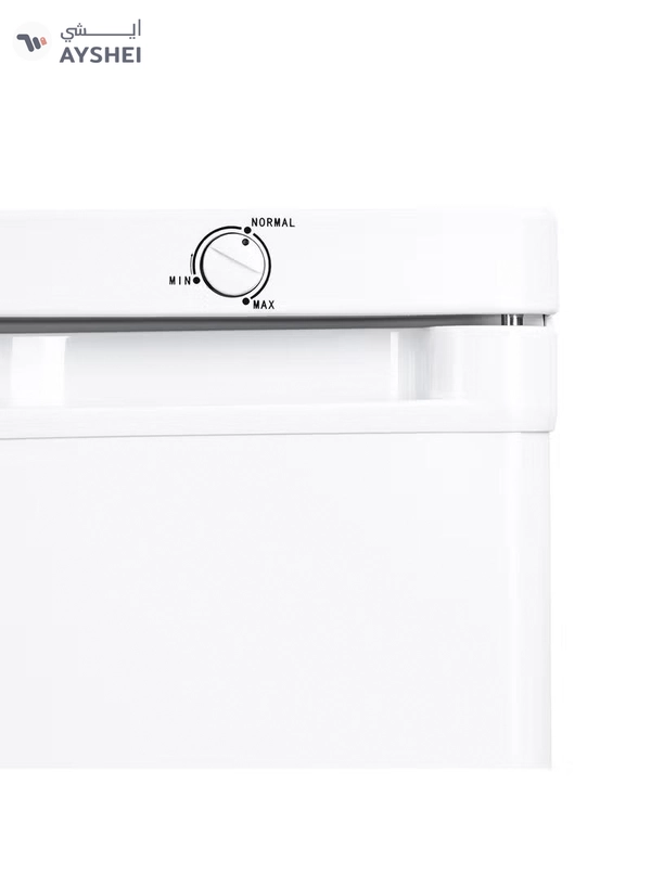 GEEPAS 120L Gross/ 85L Net Capacity Upright Freezer With Tropical Compressor, No Fan, Recessed Handle, Lock & Key, 4 Crystal Freezer Drawers, Adjustable Thermostat, 100% HCF & FCKW Free, Inside Condensor 0 W GRFU1206 White