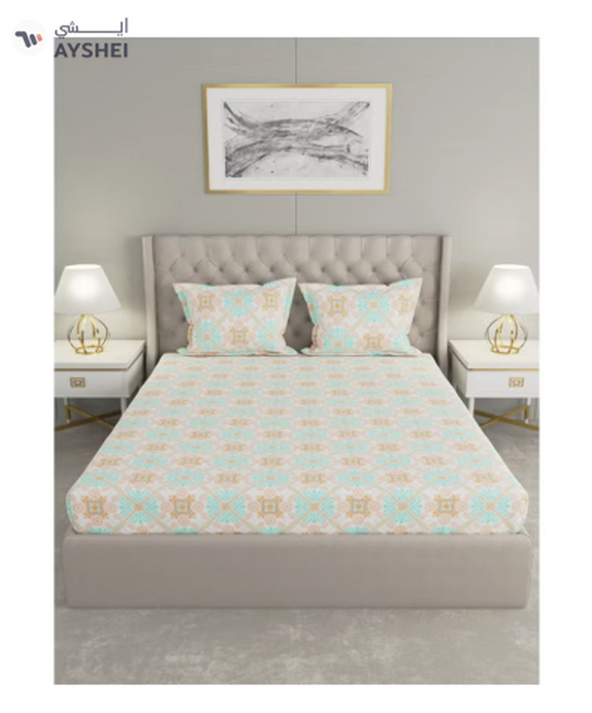 Raymond Home King Flat Sheet Super Soft 120 TC Pure Cotton -1-1
