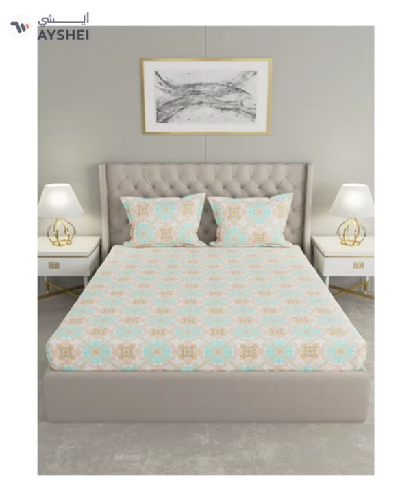 Raymond Home King Flat Sheet Super Soft 120 TC Pure Cotton 