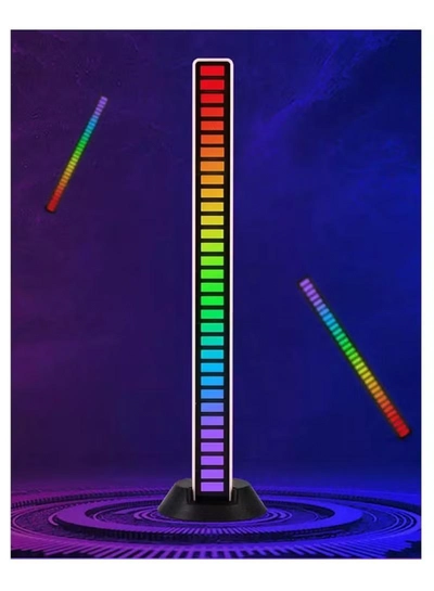 Yuwell Rechargeable RGB Music Rhythm Atmosphere Pickup Light with Voice Control Music Sync For Car Desktop Studio Game Room-3