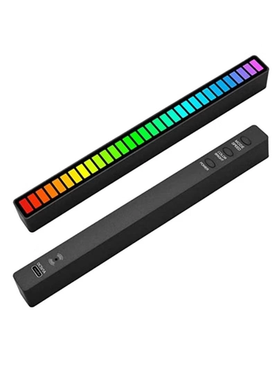 Yuwell Rechargeable RGB Music Rhythm Atmosphere Pickup Light with Voice Control Music Sync For Car Desktop Studio Game Room-8