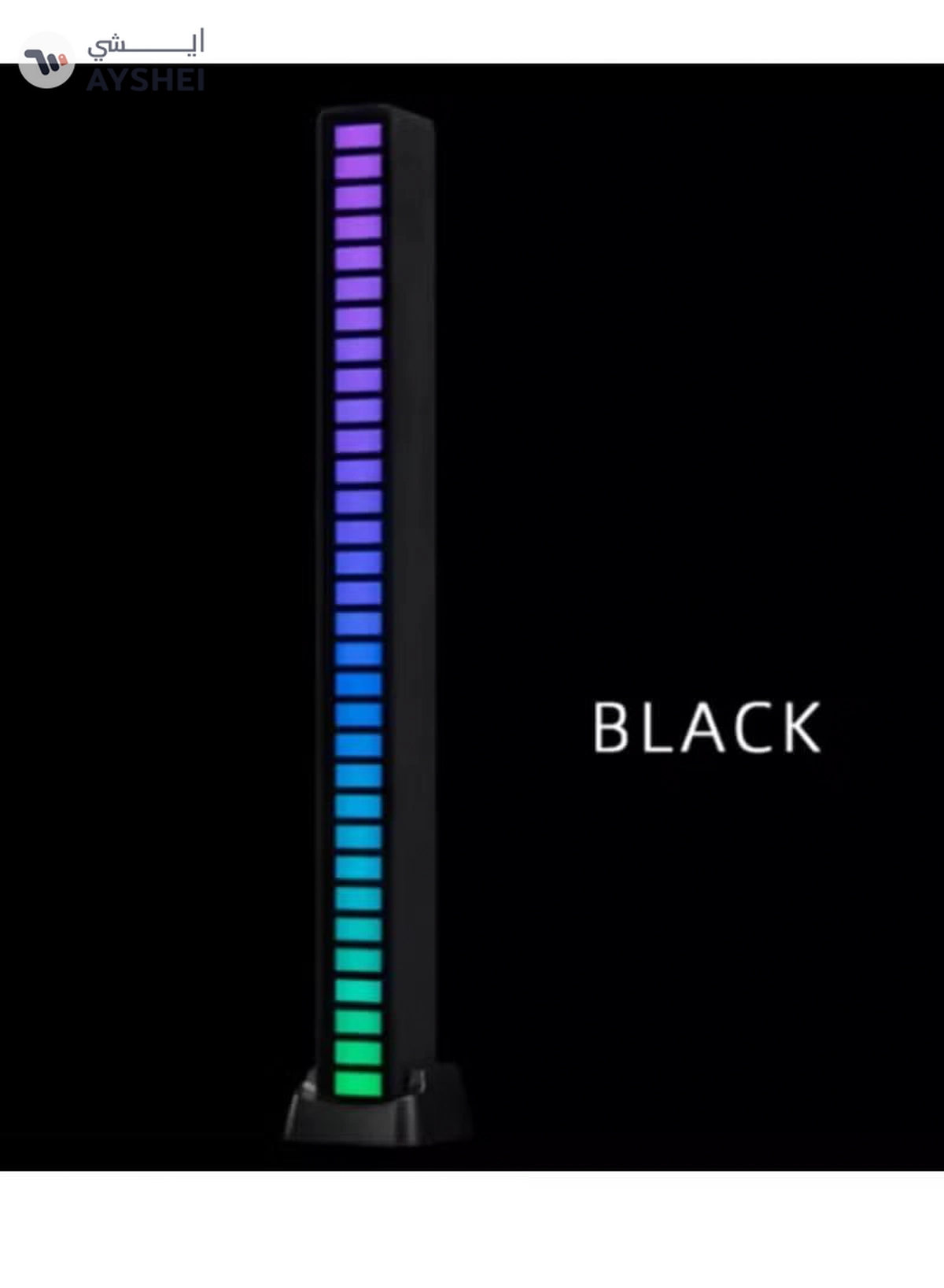 Yuwell Rechargeable RGB Music Rhythm Atmosphere Pickup Light with Voice Control Music Sync For Car Desktop Studio Game Room-1-1