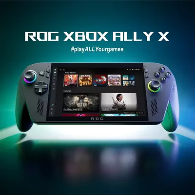 ASUS ROG Ally X XBOX Gaming Console With 7 Inch Full HD(1920X1080) Display 120Hz, AMD Ryzen Z2 Extreme Processor/24GB RAM DDR5/1TB SSD/AMD Radeon Graphics/Windows 11 Home/Dolby Speaker TYPE C & Finger Print Sensor/ English/Arabic Black-6