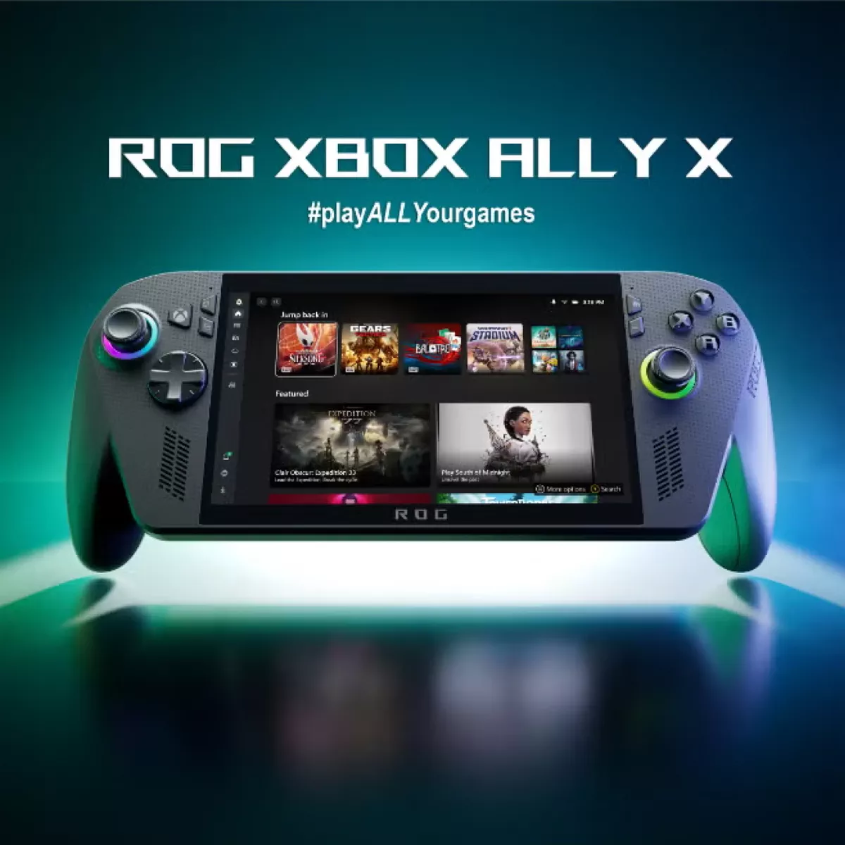 ASUS ROG Ally X XBOX Gaming Console With 7 Inch Full HD(1920X1080) Display 120Hz, AMD Ryzen Z2 Extreme Processor/24GB RAM DDR5/1TB SSD/AMD Radeon Graphics/Windows 11 Home/Dolby Speaker TYPE C & Finger Print Sensor/ English/Arabic Black-6-6