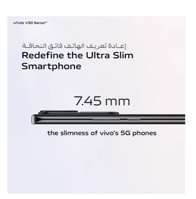 vivo V30 5G Dual SIM Noble Black 12GB RAM 256GB - Middle East Version-3