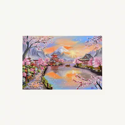 Original Painting: RADIANT BLOSSOM– 60 x 40 cm-0