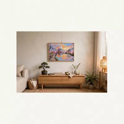 Original Painting: RADIANT BLOSSOM– 60 x 40 cm-5