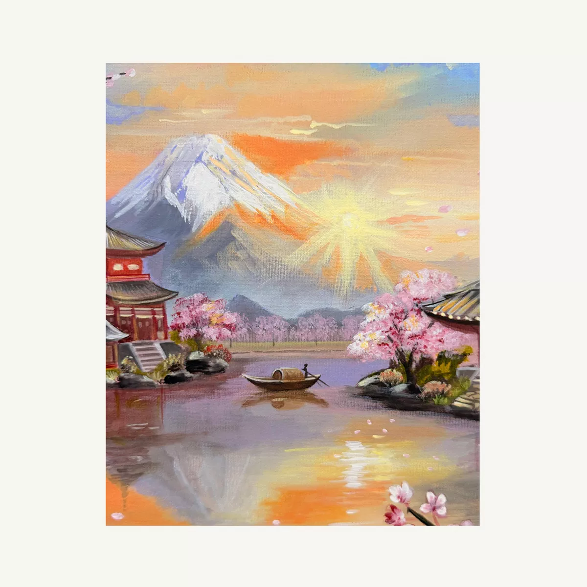Original Painting: RADIANT BLOSSOM– 60 x 40 cm-3-3