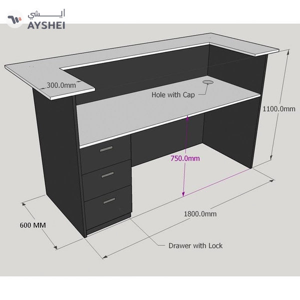 Reception Counter 02, Custom made