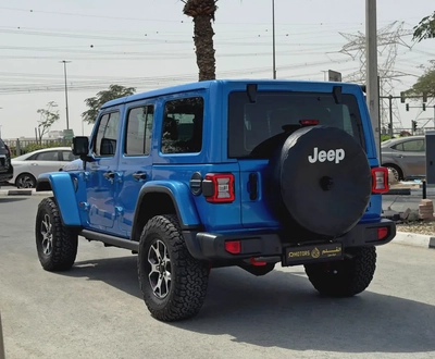 2023 Jeep Wrangler Rubicon V6, Dealer Warranty and Service Package, GCC Specifications-4