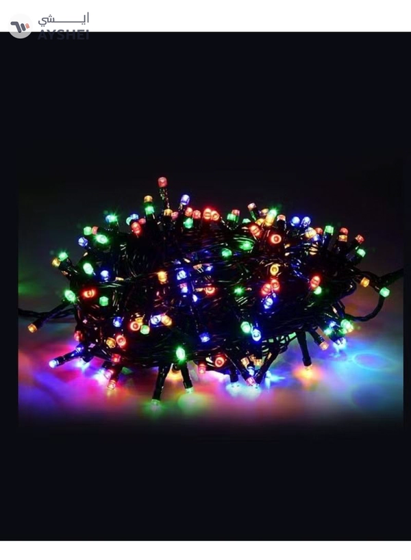 JIHAM Outdoor Light Ramadan Light 23 Meter 300 LED Multicolor LED Fairy Light Exterior Waterproof Light For Ramadan Decoration Curtain Light For Home and Outdoor Decoration Light Multimode Operated Light
