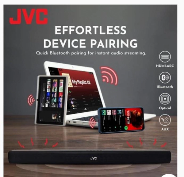 JVC 2.0CH Soundbar Plus Bluetooth,
