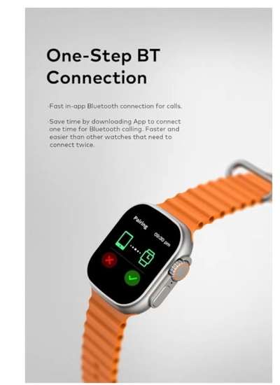 ITEL ‎2 Ultra 2.0'' HD IPS Display Smartwatch with Bluetooth Calling, 100+ Watch Faces-2
