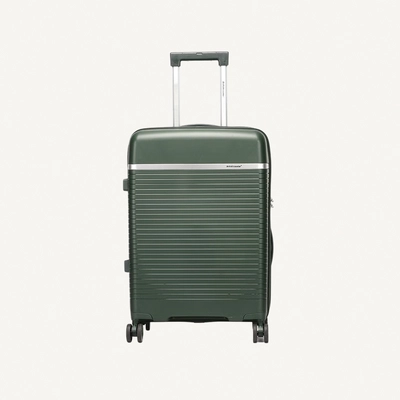 British Traveller 3-Piece Polypropylene Luggage Set | 20”, 24”, 28” Lightweight Suitcases with 360° Spinner Wheels, TSA Lock, Water & Scratch Resistant | Durable Hard Shell Trolley Bags with Telescopic Handle - Green-5