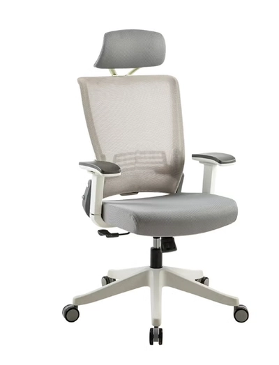NAVODESK KIKO Ergonomic Folding Office Chair Beige/Grey 51cm-1