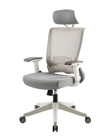 NAVODESK KIKO Ergonomic Folding Office Chair Beige/Grey 51cm-2