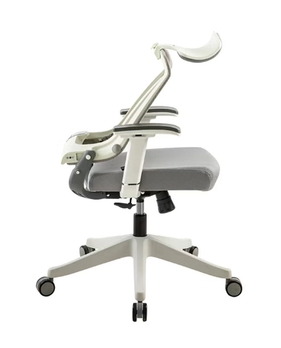 NAVODESK KIKO Ergonomic Folding Office Chair Beige/Grey 51cm-4