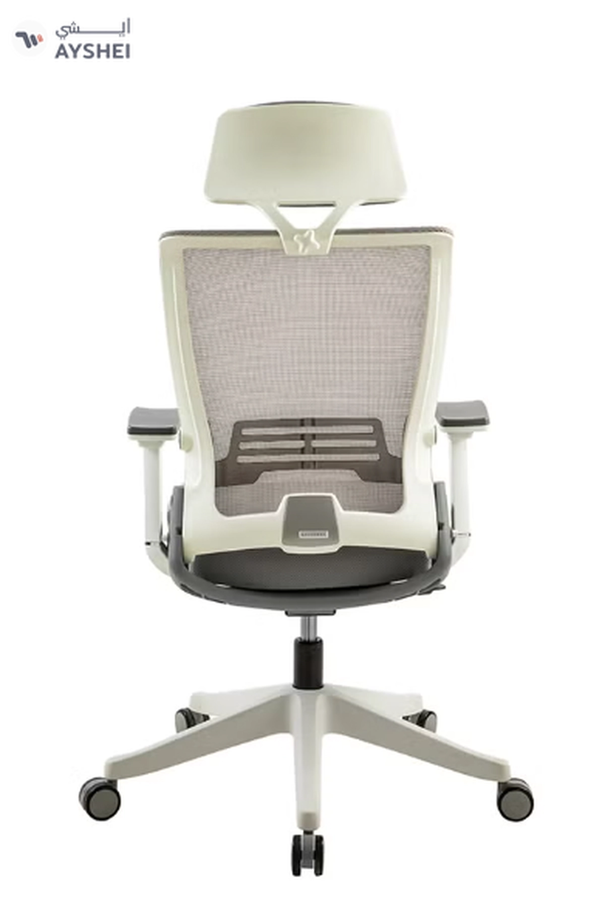NAVODESK KIKO Ergonomic Folding Office Chair Beige/Grey 51cm-3-3