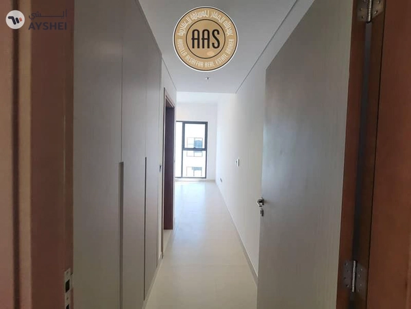 First tenant/ brand new 2bhk apartment with balcony & fitted cabinet in 105k AED