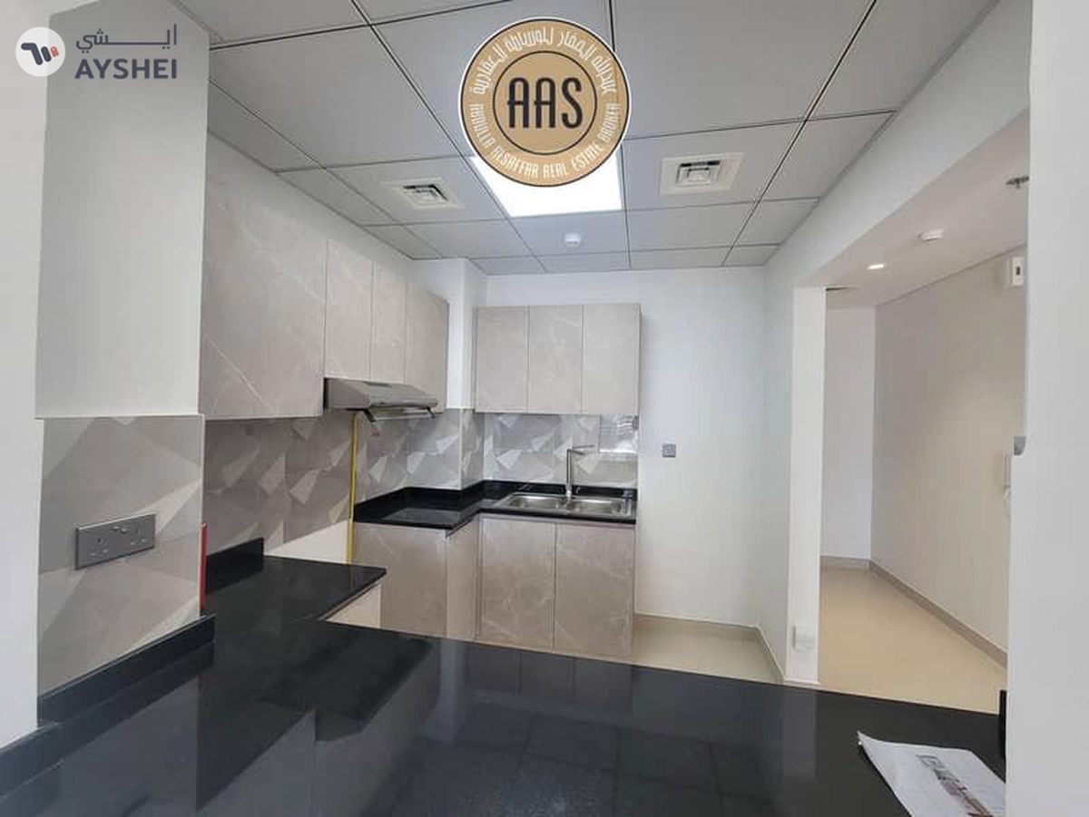 First tenant/ brand new 2bhk apartment with balcony & fitted cabinet in 105k AED-17-17