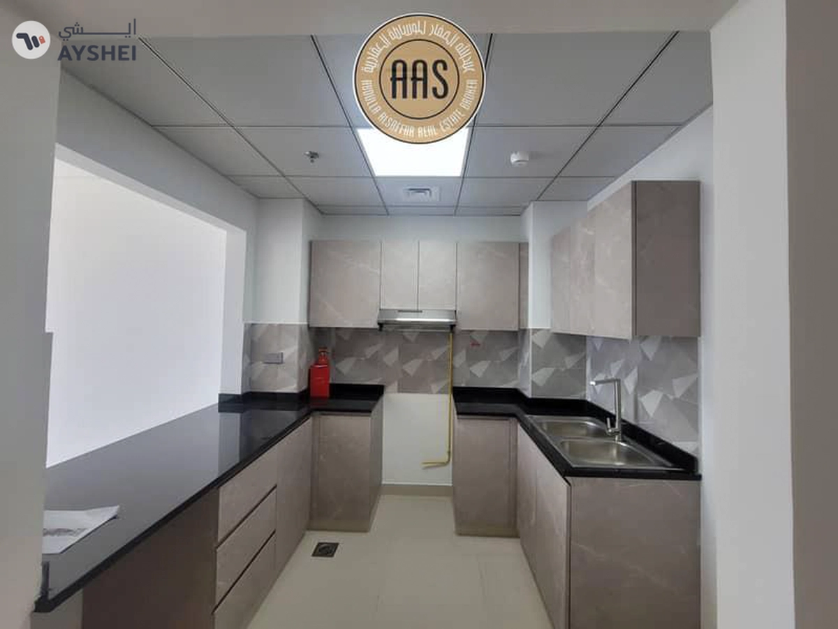 First tenant/ brand new 2bhk apartment with balcony & fitted cabinet in 105k AED-19-19