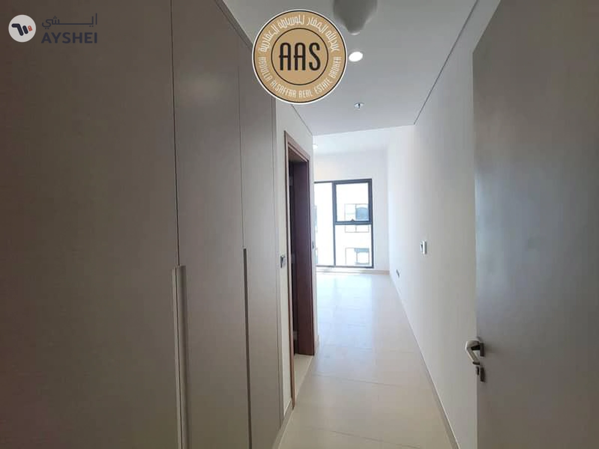 First tenant/ brand new 2bhk apartment with balcony & fitted cabinet in 105k AED-8-8