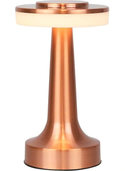 Arabest Portable LED Table Lamp With Touch Sensor Gold 21x9cm-0