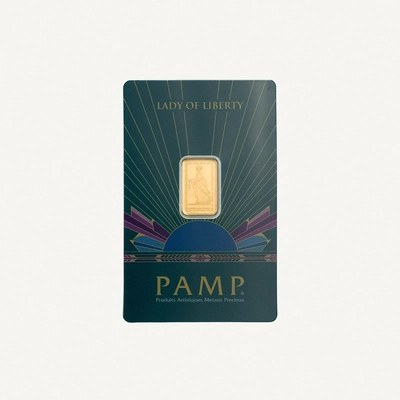 PAMP Lady of Liberty 2.5g Gold Minted Bar-0