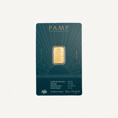 PAMP Lady of Liberty 2.5g Gold Minted Bar-3
