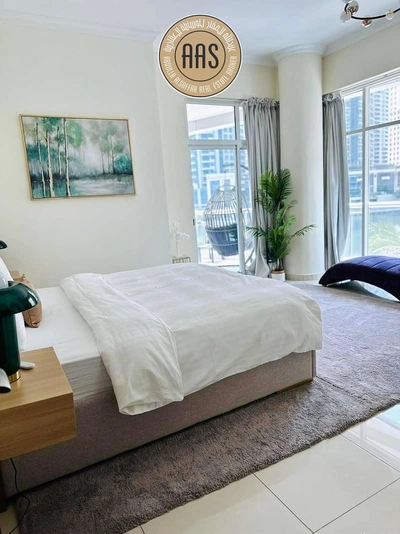 READY TO MOVE || MARINA VIEW || FULLY FURNISHED || 2BR FLAT ||-0