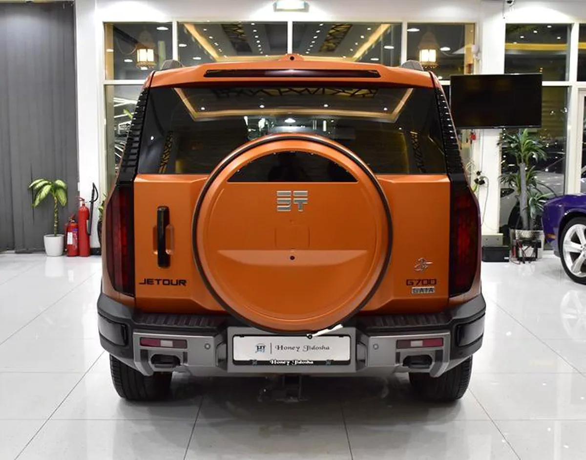 Jetour G700 Flagship / Ivory ( 2026 Model ) in Orange Color Color GCC Specs-9-9