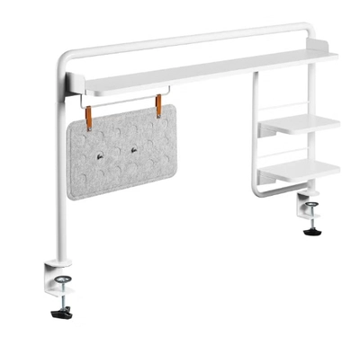 Navodesk NAVO Universal Clamp On Desk Shelf for Home Office, Desk Tray with C Clamp-0