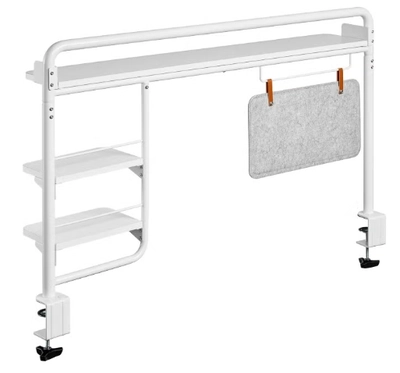 Navodesk NAVO Universal Clamp On Desk Shelf for Home Office, Desk Tray with C Clamp-3
