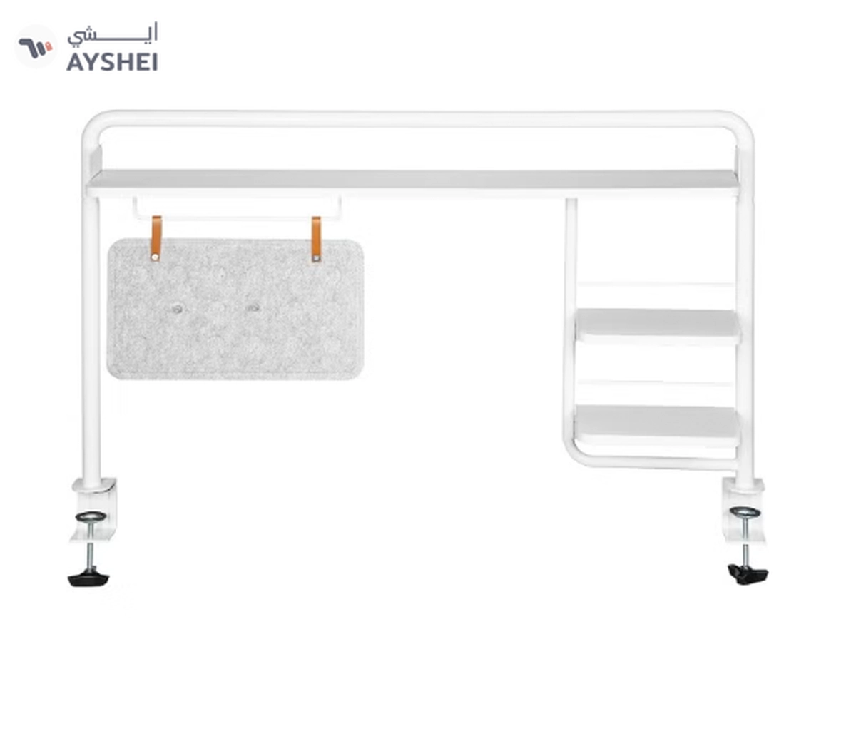 Navodesk NAVO Universal Clamp On Desk Shelf for Home Office, Desk Tray with C Clamp-2-2