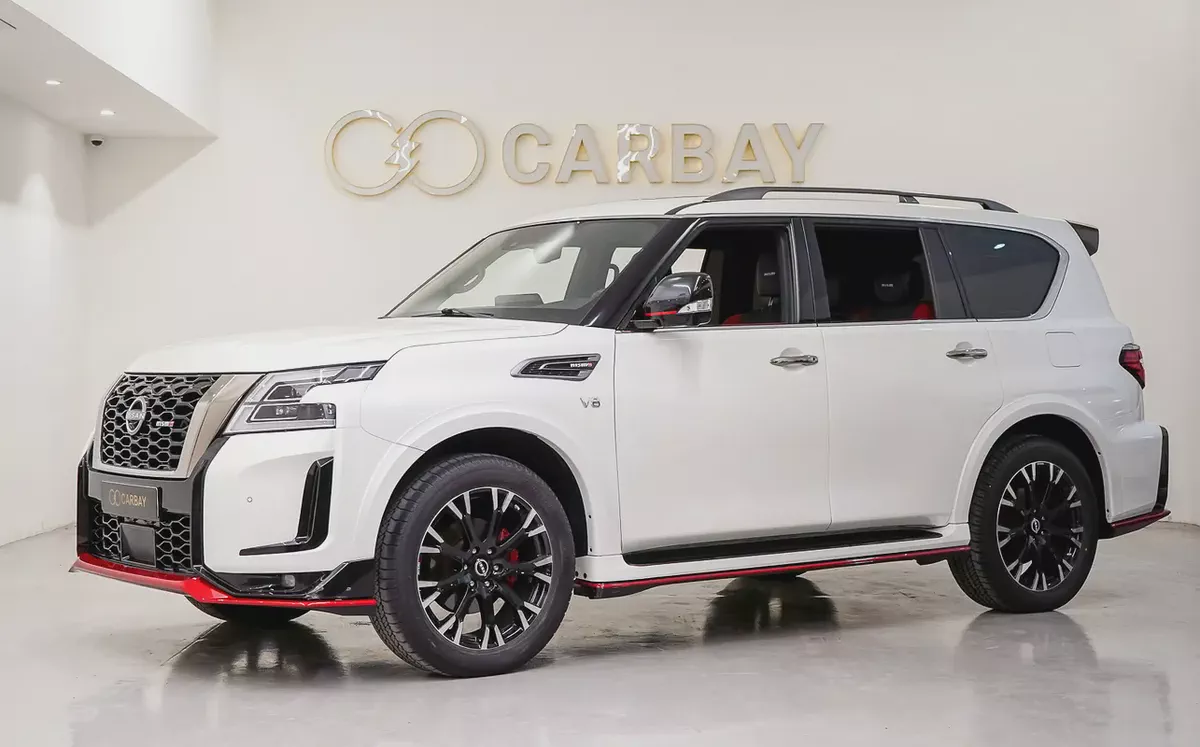 AED 3274 PM | NISSAN PATROL NISMO 2022 | UNDER WARRANTY & SERVICE PACKAGE JUNE 2027 | GCC