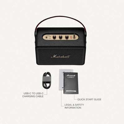 Marshall Kilburn III Bluetooth Speaker - Premium Water Resistance Portable Bluetooth Speaker & Wireless Speakers-3