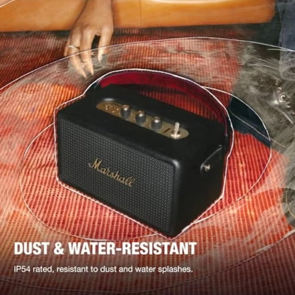 Marshall Kilburn III Bluetooth Speaker - Premium Water Resistance Portable Bluetooth Speaker & Wireless Speakers