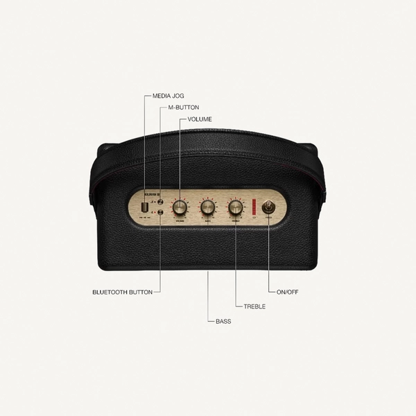 Marshall Kilburn III Bluetooth Speaker - Premium Water Resistance Portable Bluetooth Speaker & Wireless Speakers