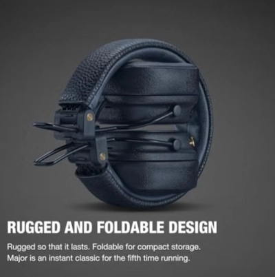 Marshall Major V Bluetooth Headphones - Foldable Bluetooth Wireless Headphones Bluetooth with 100+ Hours-2