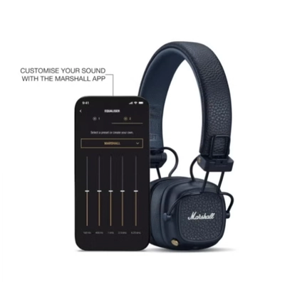 Marshall Major V Bluetooth Headphones - Foldable Bluetooth Wireless Headphones Bluetooth with 100+ Hours-5