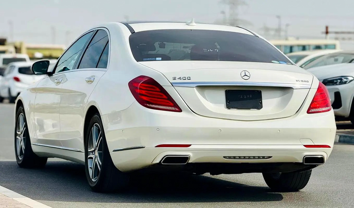BENZ S400 H | 2015 | BROWN INTERIOR | JAPAN IMPORT | CLEAN TITLE |