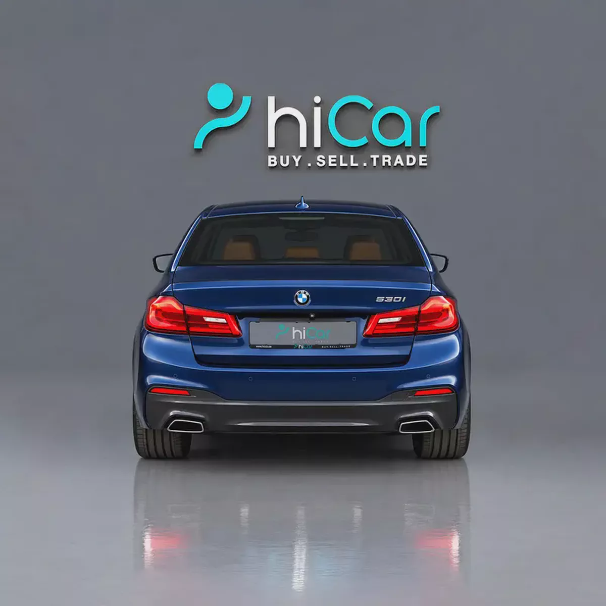 2019 BMW 530i M Sport | GCC Specs | Low Mileage | Pristine Condition-4-4