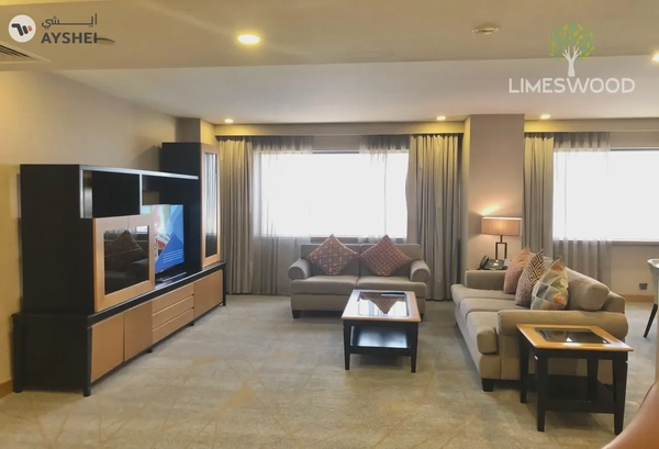 HOTEL APARTMENT FOR RENT IN CORNICHE DEIRA, DEIRA Large 2BR Furnished all bills included near metro