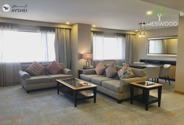 HOTEL APARTMENT FOR RENT IN CORNICHE DEIRA, DEIRA Large 2BR Furnished all bills included near metro