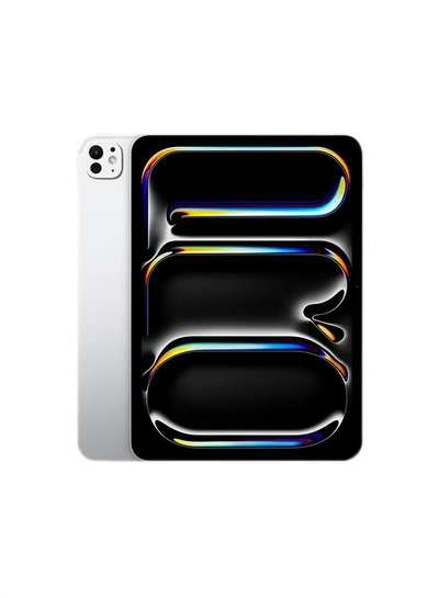 Apple iPad Pro - 2025(6th Generation) M5 11-inch, 256GB, 5G, Silver with Standard Glass - Middle East Version-0