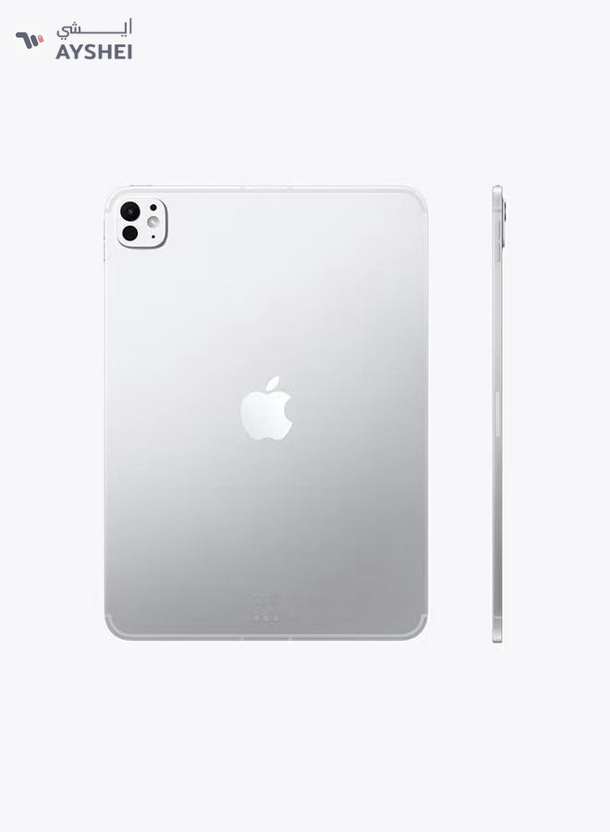 Apple iPad Pro - 2025(6th Generation) M5 11-inch, 256GB, 5G, Silver with Standard Glass - Middle East Version-1-1