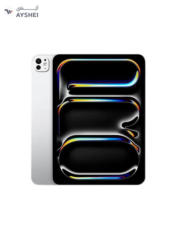 Apple iPad Pro - 2025(6th Generation) M5 11-inch, 256GB, 5G, Silver with Standard Glass - Middle East Version